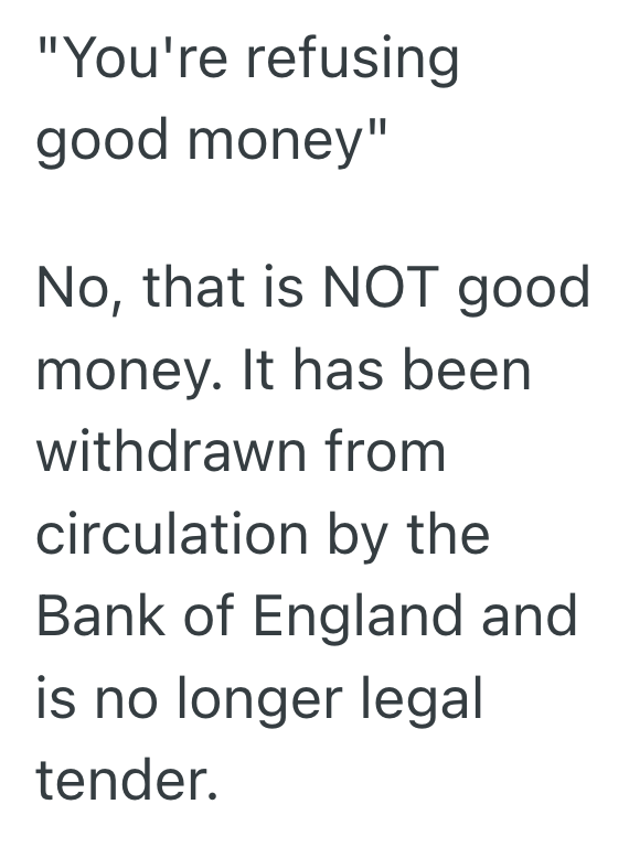 Screenshot 2025 07 13 at 7.20.25 PM Store Refused To Accept Outdated Paper Money, So A Pair Of Angry Shoppers Took It Out On A Poor Unsuspecting Cashier